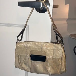 Express Small/Mini Snake Print Leather Handbag.